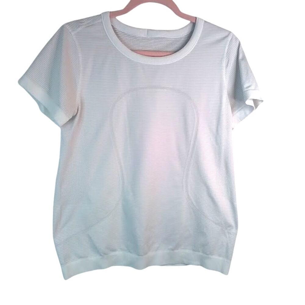 Lululemon Swiftly Tech Short Sleeve Tee White Wom… - image 1